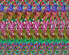 Ilusi visual (optik) / gambar 3D (stereogram dari latar belakang abstrak)