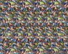 Ilusi visual (optik) / gambar 3D (stereogram dari latar belakang abstrak)