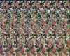 Ilusi visual (optik) / gambar 3D (stereogram dari latar belakang abstrak)