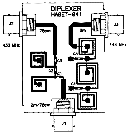 Bộ kết hợp cho hai ăng-ten VHF