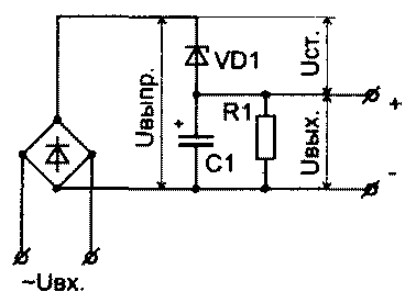 Zener diode as a ballast