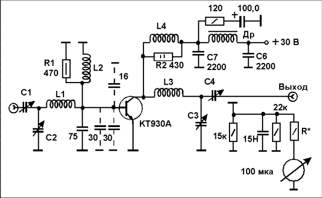 amplificador de potencia de 144 MHz