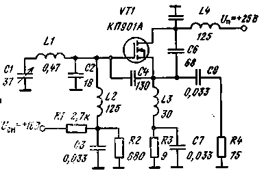 Osciladores de alta frequência com um nível de potência de saída de um a dezenas de watts