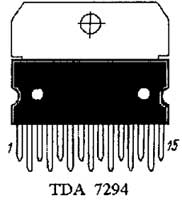 УМЗЧ Kindtree-A140m на микросхеме TDA7294, Корпус микросхемы TDA 7294