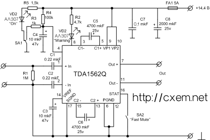     TDA1562Q, 