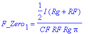 F_Zero[1] = 1/2*I*(Rg+RF)/CF/RF/Rg/Pi