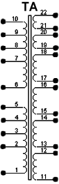 Òðàíñôîðìàòîðû óíèôèöèðîâàííûå ÒÀ1 - ÒÀ7. Ñïðàâî÷íûå äàííûå