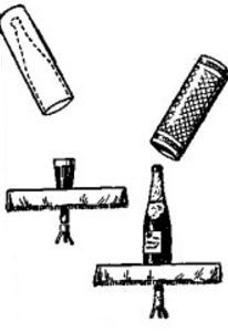 Ôîêóñ Ïåðåìåùåíèå áóòûëêè è ñòàêàíà