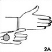 Ôîêóñ Ïåðåâîä øàðà èç îäíîé ëàäîíè â äðóãóþ