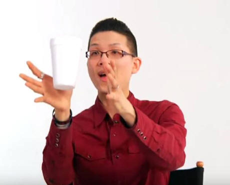 Ôîêóñ Ëåòàþùèé ñòàêàí÷èê