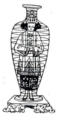 Фокус Фарфоровая ваза