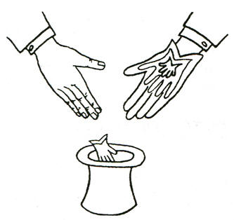 Ôîêóñ Òðè ïåð÷àòêè íà ðóêå